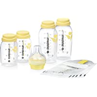 Los mejores  - Medela 008.0385 Store &amp- Alimentación Accesorios Set de Lactancia Materna- White